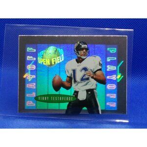 Vinny Testaverde 1996 Playoff Contenders OPEN FIELD MINI HOLOGRAM #41 Ravens